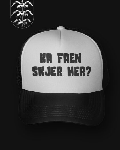 Ka faen skjer her trucker cap?